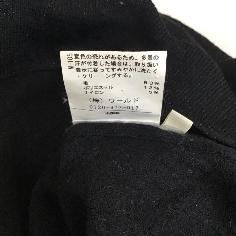 アンタイトル UNTITLED カットソー 長袖 長袖カットソー クルーネックカットソー ロングスリーブカットソー 2 無地 黒 / ブラック / レディース USED 古着 中古 10117874