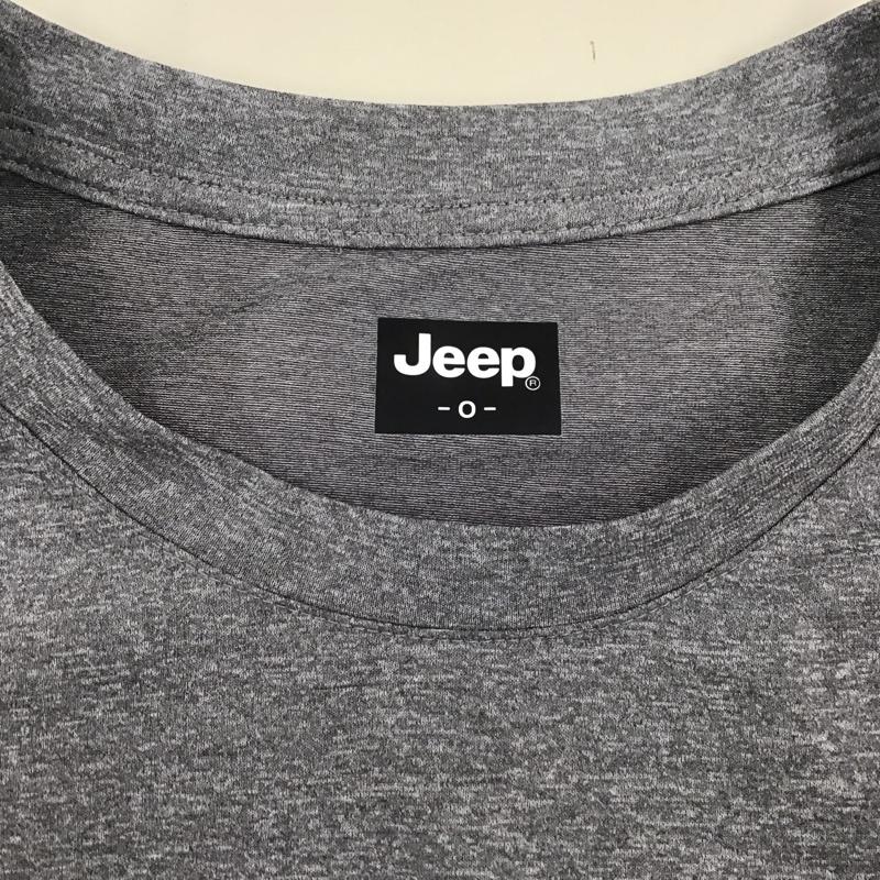 古着 USED カットソー 長袖 長袖カットソー クルーネックカットソー ロングスリーブカットソー プリントTシャツ jeep 0 プリント 灰 / グレー /  メンズ USED 古着 中古 10113189