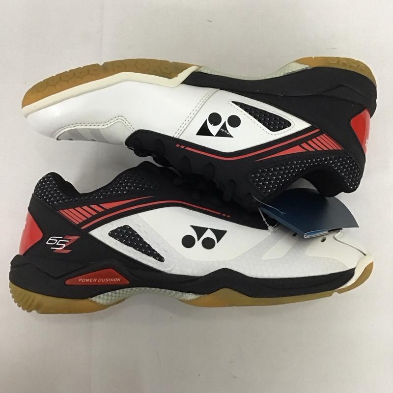 ヨネックス YONEX カジュアルシューズ カジュアルシューズ POWER CUSHION 65Z パワークッション65Z SHB65Z バドミントンシューズ 25.5cm 無地 白 / ホワイト / X 黒 / ブラック / X 赤 / レッド / メンズ USED 古着 中古 10125953