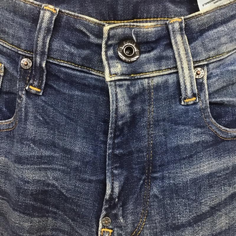 ジースターロゥ G-STAR RAW パンツ デニム、ジーンズ デニムパンツ スリムパンツ カジュアルパンツ ストレッチパンツ 29インチ 無地 インディゴ / インディゴ / メンズ USED 古着 中古 10132389