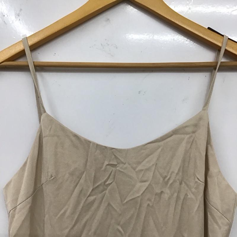 グレイル GRL ワンピース ロングスカート キャミソールワンピース M 無地 ベージュ / ベージュ / レディース USED 古着 中古 10119254