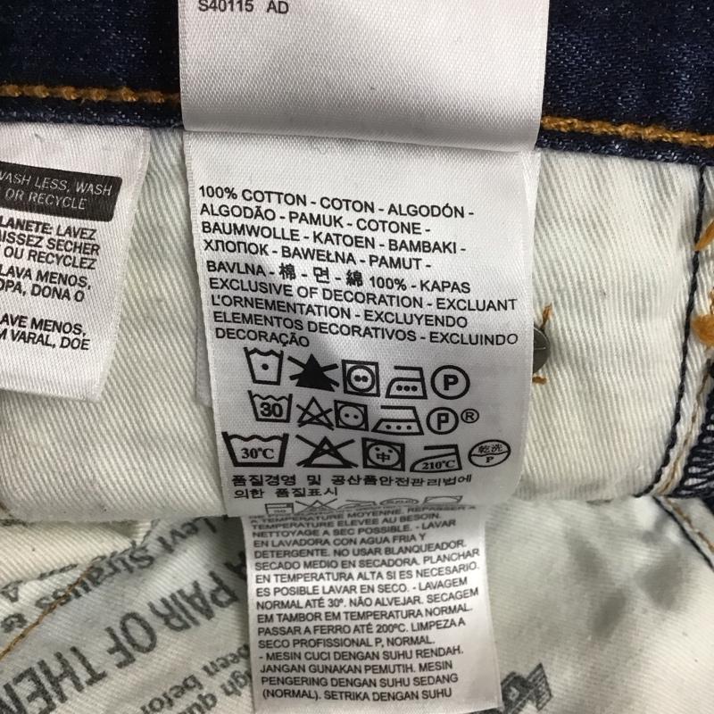 リーバイストラウスアンドコー Levi Strauss & co. パンツ デニム、ジーンズ デニムパンツ ワイドパンツ カジュアルパンツ Gパン 30インチ 無地 インディゴ / インディゴ /  メンズ USED 古着 中古 10128631