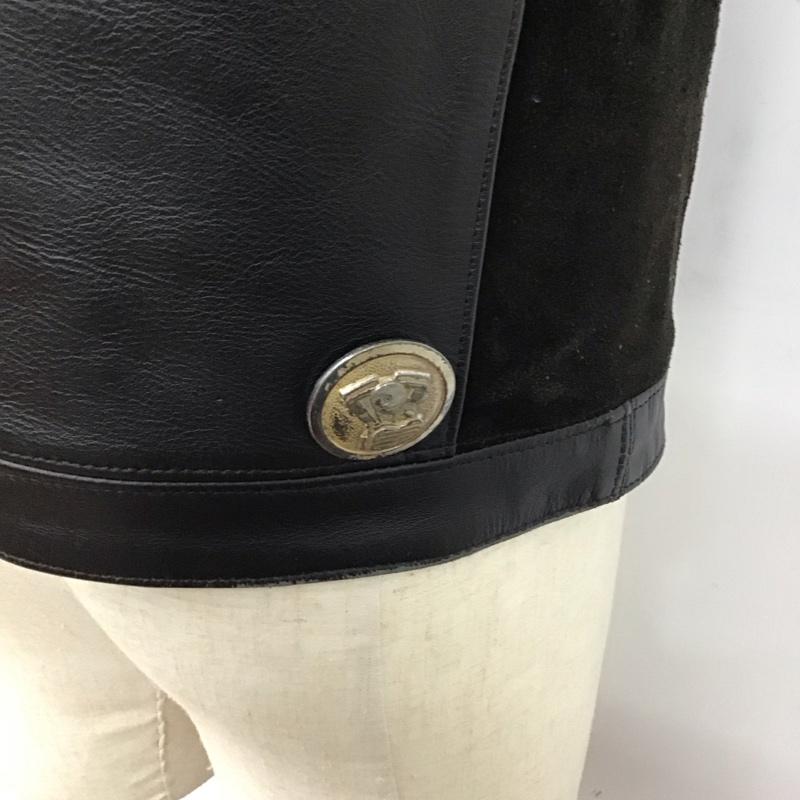 ハーレーダビッドソン Harley-Davidson ベスト ベスト 刺繍 S ロゴ、文字 黒 / ブラック / メンズ USED 古着 中古 10113917