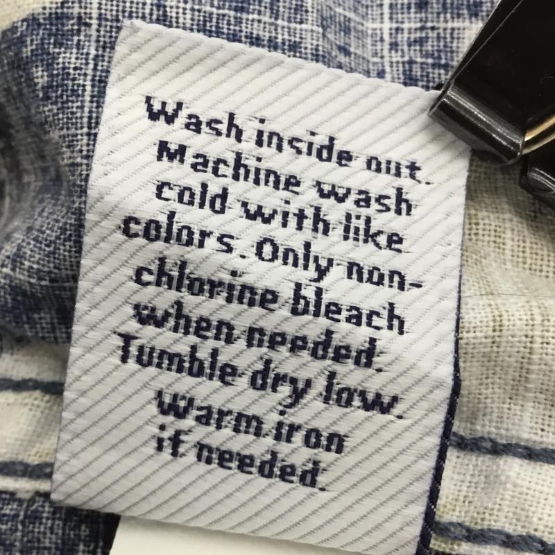 USフルギ US古着 シャツ、ブラウス 半袖 LL 花柄 X 総柄 紺 / ネイビー / X 白 / ホワイト / X ベージュ / ベージュ / メンズ USED 古着 中古 10133527