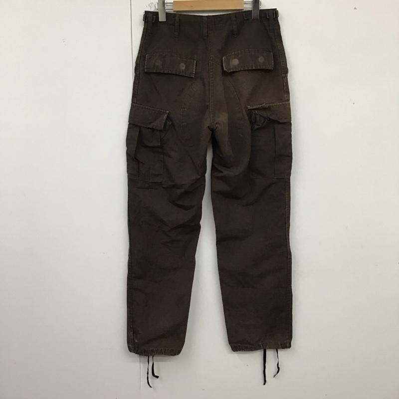 古着 USED パンツ ワークパンツ、ペインターパンツ ミリタリーパンツ カーゴパンツ S 無地 茶 / ブラウン /  メンズ USED 古着 中古 10124955