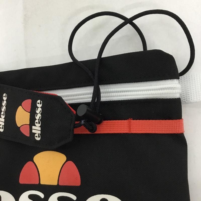 エレッセ ellesse ショルダーバッグ ショルダーバッグ EB7012 サコッシュ タグ付き FREE ロゴ、文字 黒 / ブラック / メンズ USED 古着 中古 10128393