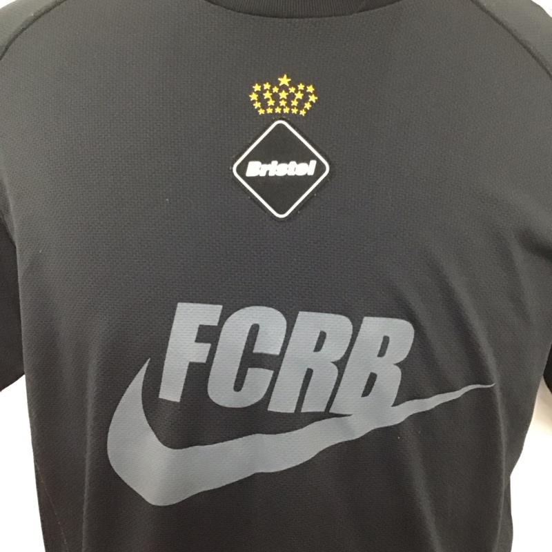 エフシーレアルブリストル F.C.Real Bristol カットソー 半袖 396352-010 ナイキ ロゴプリント 半袖Tシャツ スポーツウェア M ロゴ、文字 黒 / ブラック / メンズ USED 古着 中古 10124001