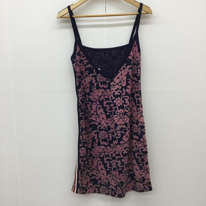ディーゼル DIESEL ワンピース ミニスカート S 総柄 桃 / ピンク / X 紺 / ネイビー / レディース USED 古着 中古 10133779