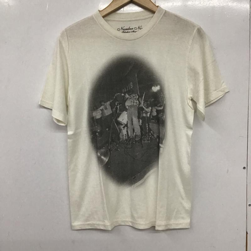 ナンバーナイン NUMBER (N)INE Tシャツ 半袖 charlespeterson カートコバーン フォトTシャツ プリントTシャツ 2 プリント 白 / ホワイト / メンズ USED 古着 中古 10137122