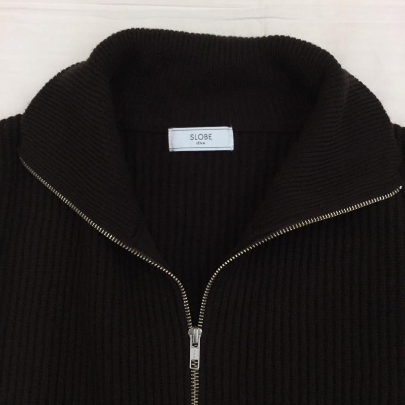スローブイエナ SLOBE IENA カーディガン 長袖 FREE 無地 茶 / ブラウン / レディース USED 古着 中古 10138997