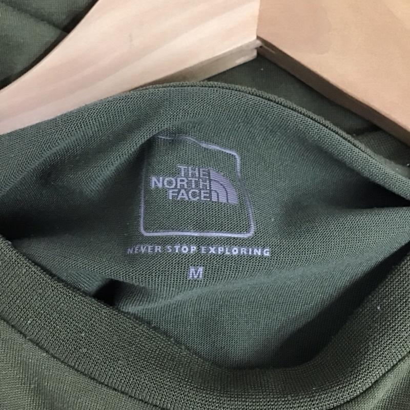 ザノースフェイス THE NORTH FACE Tシャツ 半袖 NTW31600 M プリント X ロゴ、文字 カーキ / カーキ / レディース USED 古着 中古 10129330