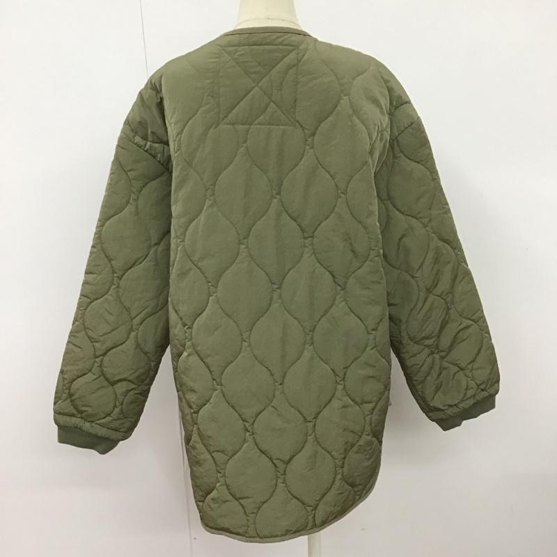 ザラ ZARA ジャケット、上着 ジャンパー、ブルゾン 7522 048 506 キルティング リバーシブル M 無地 カーキ / カーキ / レディース USED 古着 中古 10107176