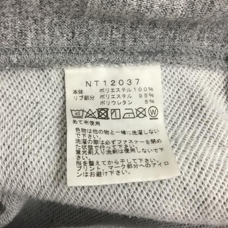 ザノースフェイス THE NORTH FACE パーカー 長袖 NT12037 スクエアロゴフルジップフーディ長袖パーカー スウェット M ロゴ、文字 灰 / グレー / メンズ USED 古着 中古 10110097