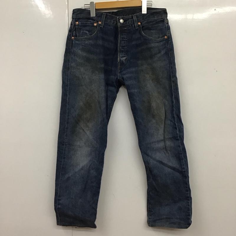 リーバイストラウスアンドコー Levi Strauss & co. パンツ デニム、ジーンズ デニムパンツ ストレートパンツ ワイドパンツ カジュアルパンツ 32インチ 無地 インディゴ / インディゴ /  メンズ USED 古着 中古 10124723