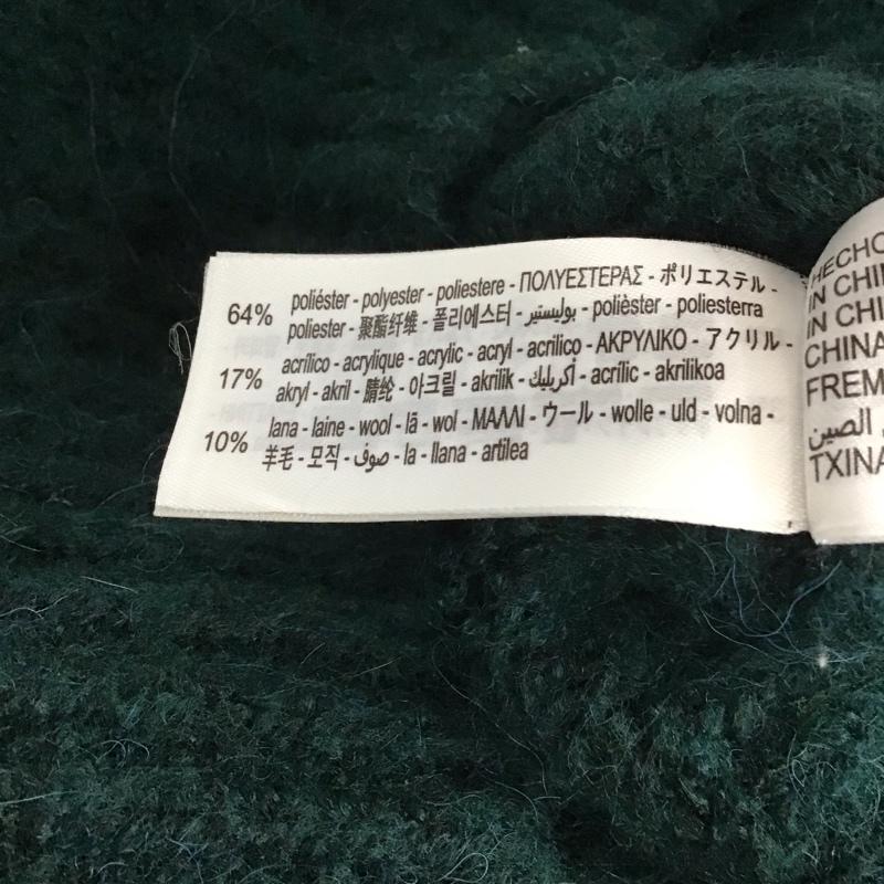 ザラ ZARA ニット、セーター 長袖 M 無地 緑 / グリーン / レディース USED 古着 中古 10133402