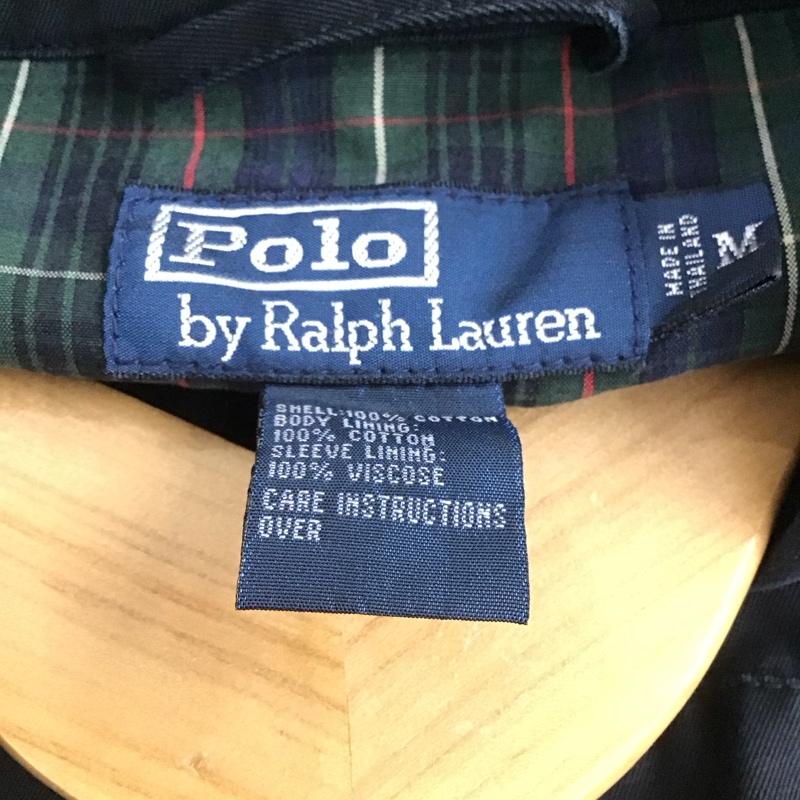 ポロバイラルフローレン Polo by RALPH LAUREN ジャケット、上着 ジャケット、ブレザー ジップアップジャケット アウター カラージャケット M ロゴ、文字 黒 / ブラック / メンズ USED 古着 中古 10144791