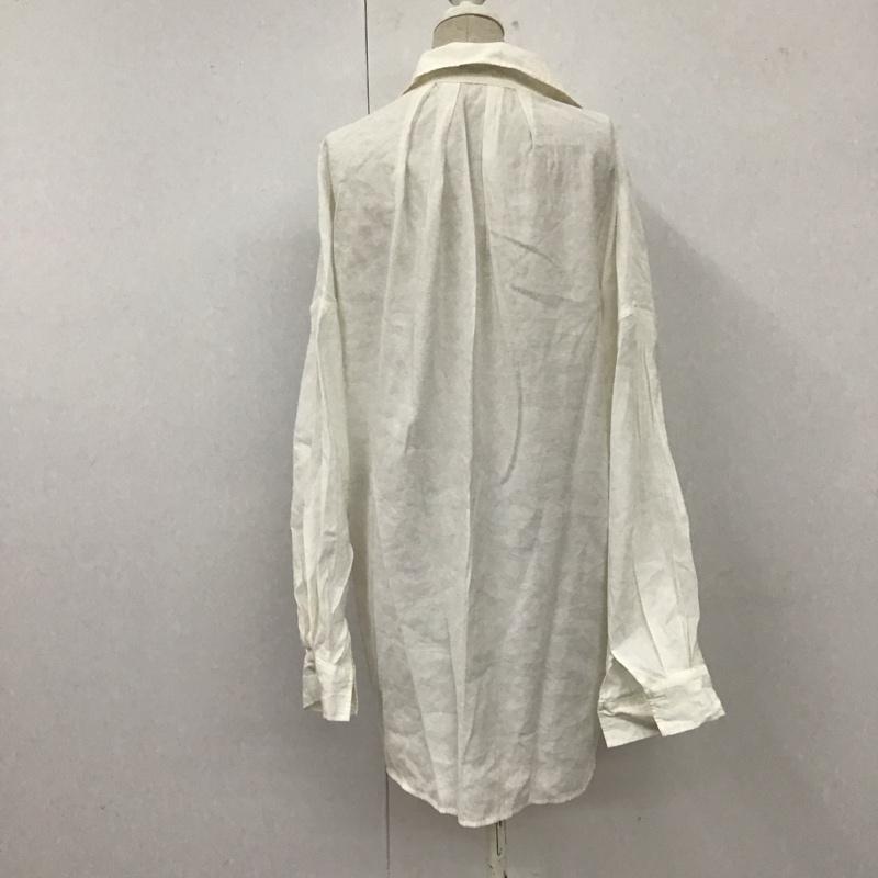 ヘザー Heather シャツ、ブラウス 長袖 HE066076TS ロング丈 FREE 無地 白 / ホワイト / レディース USED 古着 中古 10112247