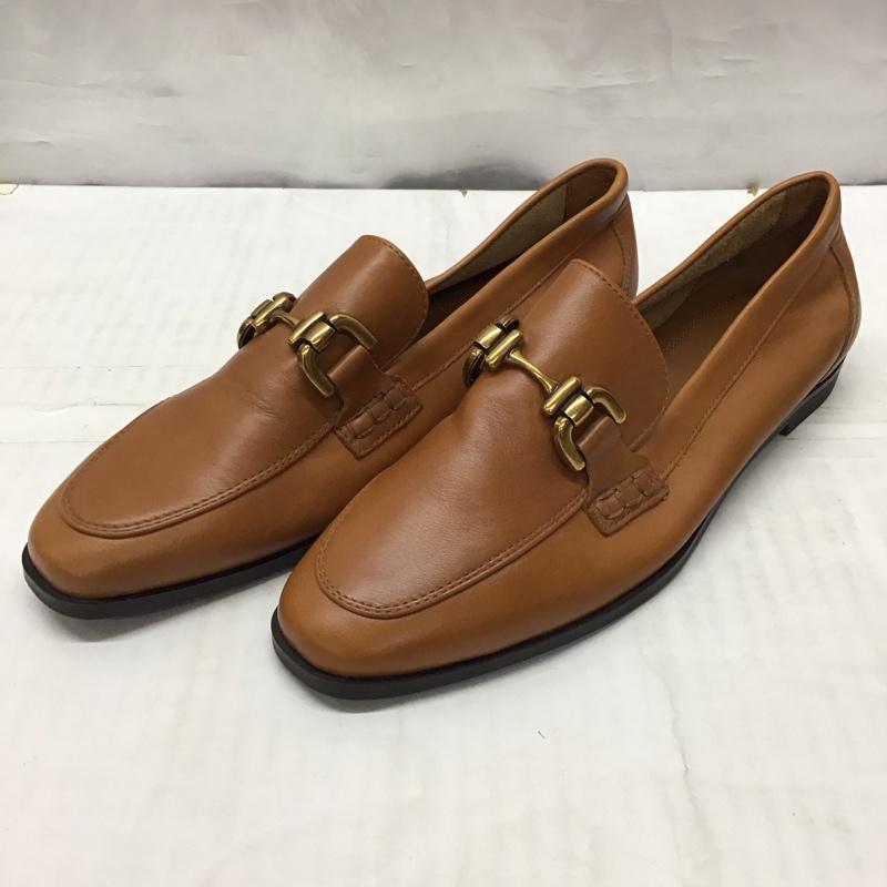 ザラ ZARA ローファー ローファー 2590 313 105 ビットローファー EU37 無地 茶 / ブラウン / レディース USED 古着 中古 10119350