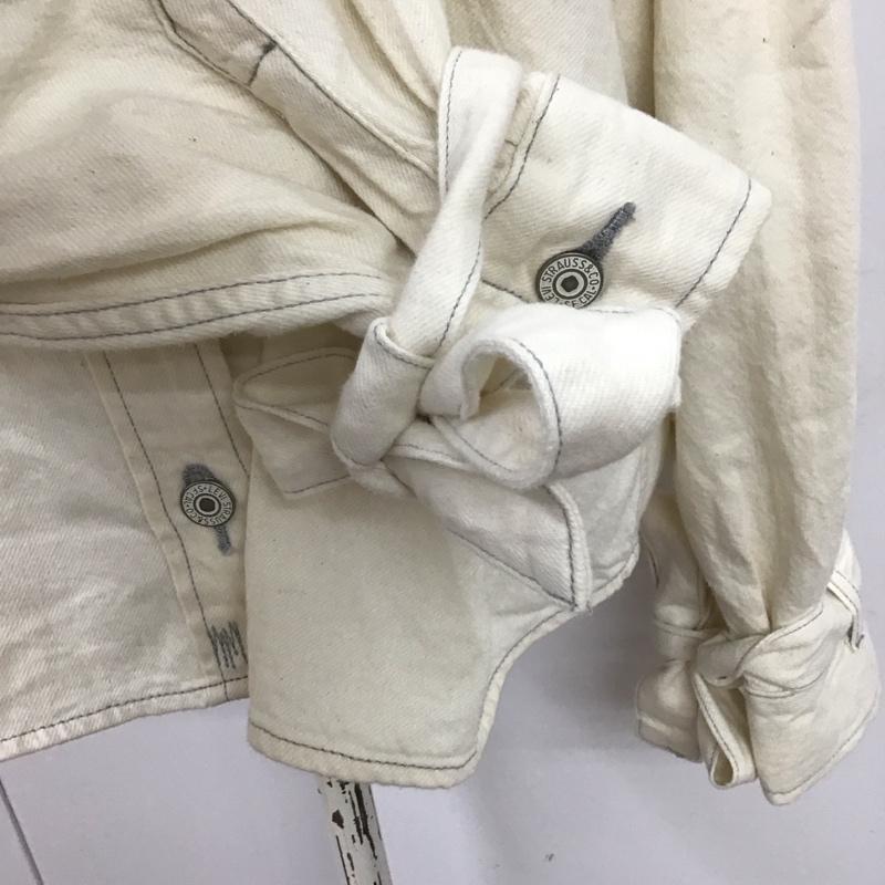 リーバイスレッド Levi s RED シャツ、ブラウス 長袖 長袖シャツ カラーシャツ 長袖カットソー 無地シャツ XS 無地 白 / ホワイト / レディース USED 古着 中古 10119448