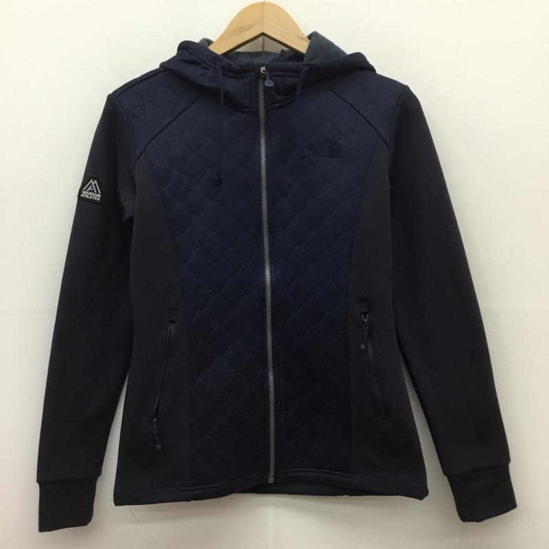 ザノースフェイス THE NORTH FACE パーカー 長袖 S ロゴ、文字 紺 / ネイビー / レディース USED 古着 中古 10110718