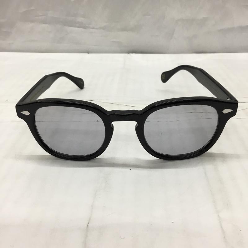 モスコット MOSCOT めがね・サングラス めがね LEMTOSH 49 24-145 ケース付き カラーレンズ 度入り ワンポイント 黒 / ブラック / メンズ USED 古着 中古 10119099
