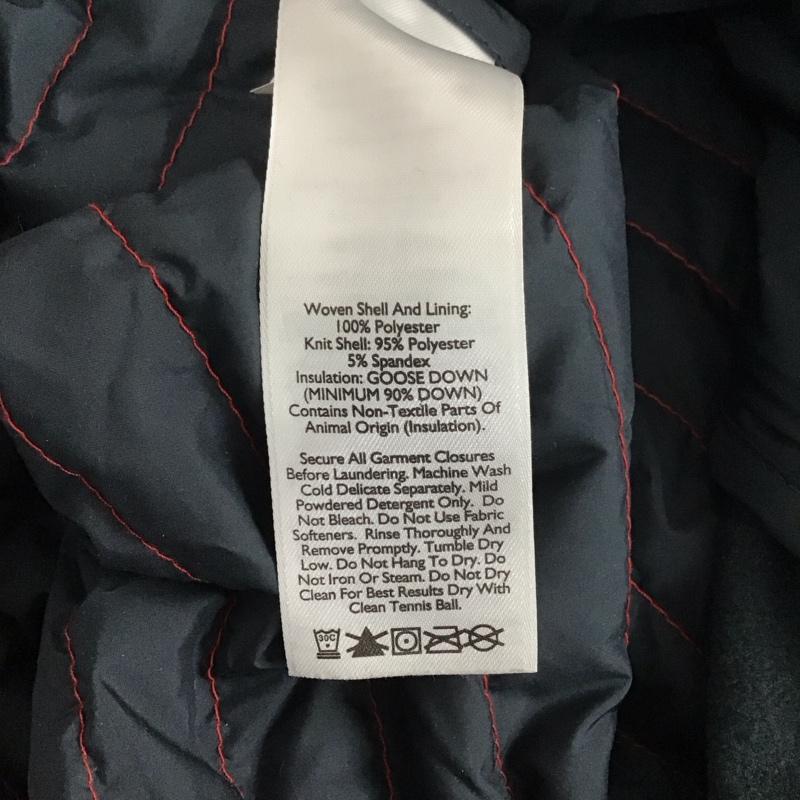 エディーバウアー Eddie Bauer ベスト ベスト ジップアップベスト ダウンベスト ノースリーブカットソー S ロゴ、文字 赤 / レッド / X 紺 / ネイビー / メンズ USED 古着 中古 10110415