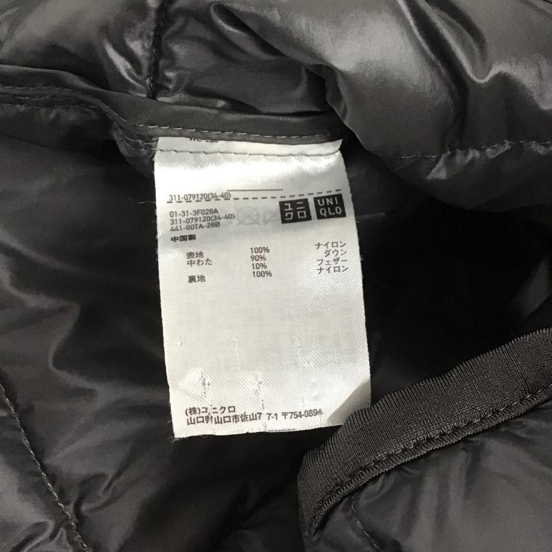 ユニクロ UNIQLO ベスト ベスト 311-079120 ウルトラライトダウンベスト ジップアップベスト 無地 黒 / ブラック / メンズ USED 古着 中古 10142577