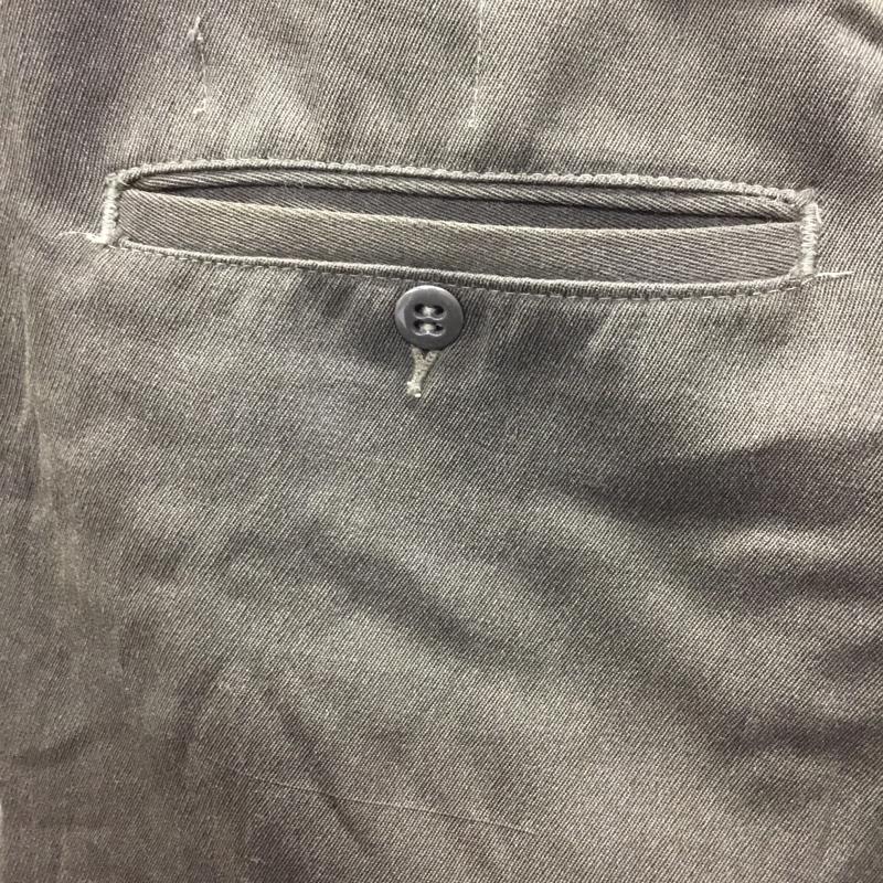 ジョンソンウーレンミルズ Johnson Woolen Mills パンツ スラックス スラックスパンツ ワイドパンツ 70s 80s 無地 カーキ / カーキ /  メンズ USED 古着 中古 10121987