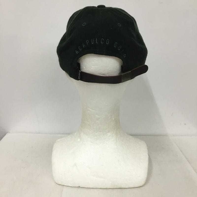 アカプルコゴールド ACAPULCO GOLD 帽子 キャップ USA製 ドクロ 刺繍 緑 / グリーン / メンズ USED 古着 中古 10136962