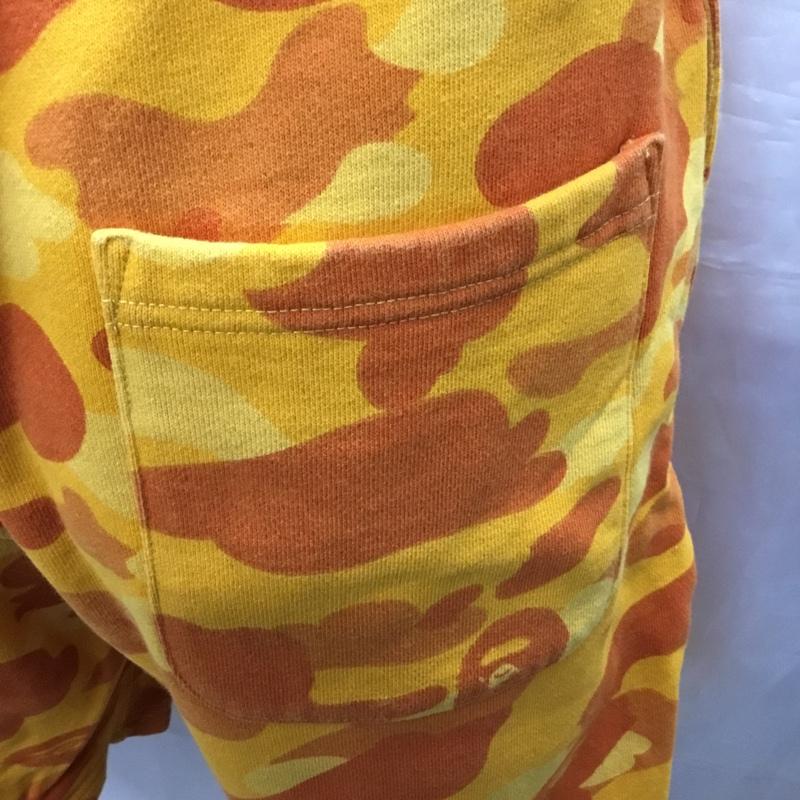 アベイシングエイプ A BATHING APE パンツ ショートパンツ ショート L カモフラージュ柄・迷彩 橙 / オレンジ /  メンズ USED 古着 中古 10121695
