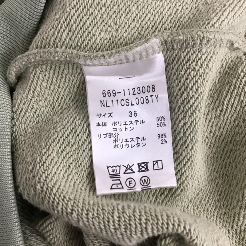 ナノユニバース nano・universe パーカー 長袖 669-1123008 ブライト裏毛ハーフジップパーカー 36 無地 薄緑 / ライトグリーン / レディース USED 古着 中古 10131130