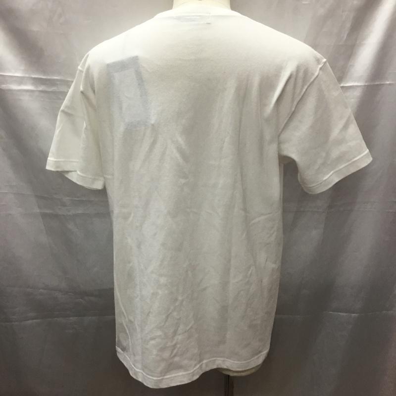 イーハトーブ IHATOV Tシャツ 半袖 半袖カットソー プリントTシャツ クルーネックカットソー XL ロゴ、文字 白 / ホワイト /  メンズ USED 古着 中古 10112332