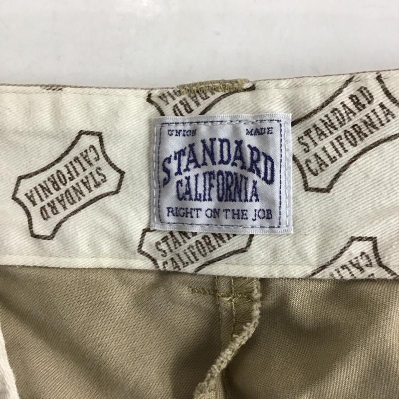 スタンダード カリフォルニア STANDARD CALIFORNIA パンツ チノパン チノパン ワイドパンツ カジュアルパンツ 32インチ 無地 ベージュ / ベージュ / メンズ USED 古着 中古 10130748