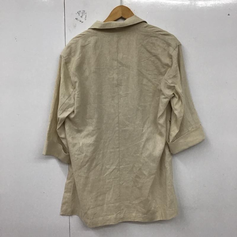 ザラ ZARA ジャケット、上着 ジャケット、ブレザー S 無地 ベージュ / ベージュ / レディース USED 古着 中古 10129404