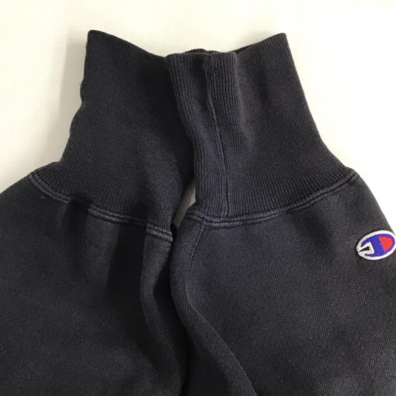 チャンピオン Champion ジャケット、上着 ジャケット、ブレザー スウェットジャケット ノーカラー 前ボタン 90s usa製 スナップボタン M ロゴ、文字 紺 / ネイビー / メンズ USED 古着 中古 10131280