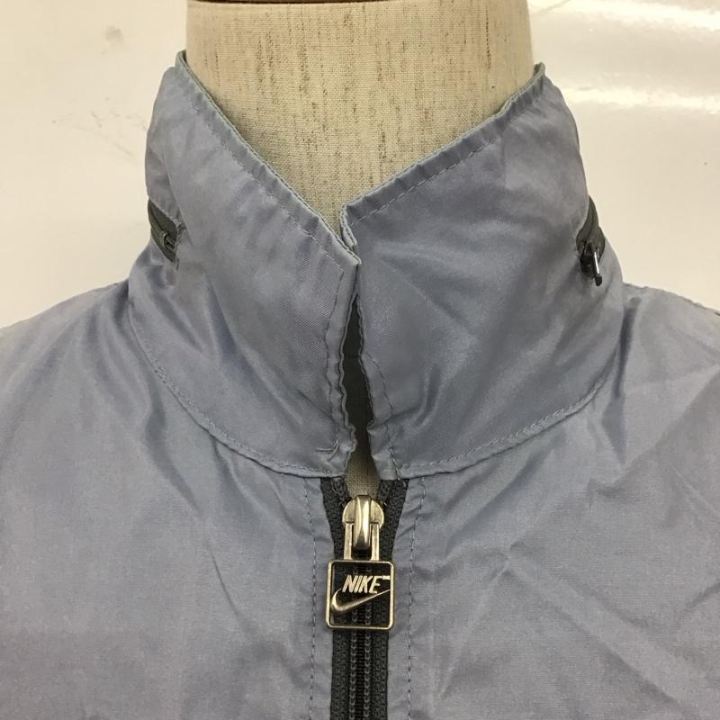 ナイキ NIKE ジャケット、上着 ジャンパー、ブルゾン 80S 紺タグ ジップアップジャケット スポーツウェア 古着 XL ロゴ、文字 水色 / ライトブルー / メンズ USED 古着 中古 10110343