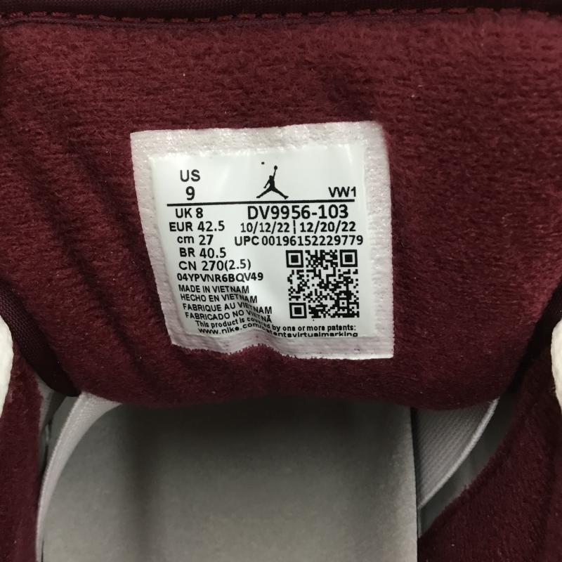 ナイキ NIKE スニーカー スニーカー AIR JORDAN 2 RETRO LOW DV9956-103 27.0cm ロゴ、文字 白 / ホワイト / X 赤 / レッド / メンズ USED 古着 中古 10122375