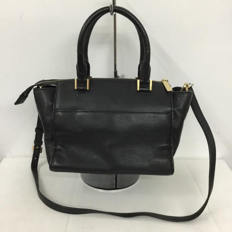 マイケルコース MICHAEL KORS ハンドバッグ ハンドバッグ ショルダーバッグ 2WAY ロゴ、文字 黒 / ブラック / X 金 / ゴールド / レディース USED 古着 中古 10128992