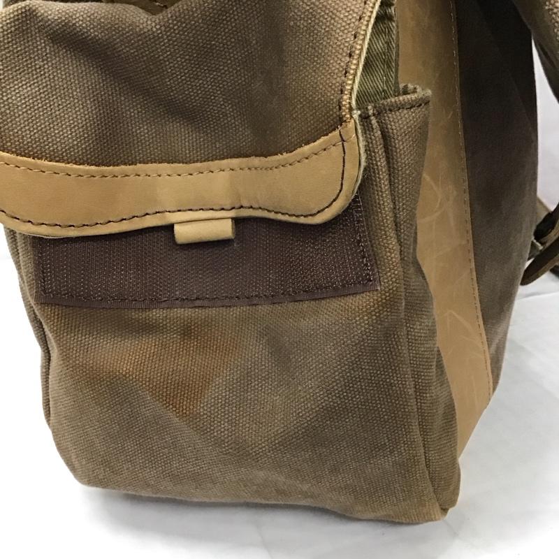 エルエルビーン L.L.Bean ショルダーバッグ ショルダーバッグ CNLP0751 0AMN7 キャンバス メッセンジャー 無地 茶 / ブラウン / メンズ USED 古着 中古 10118149