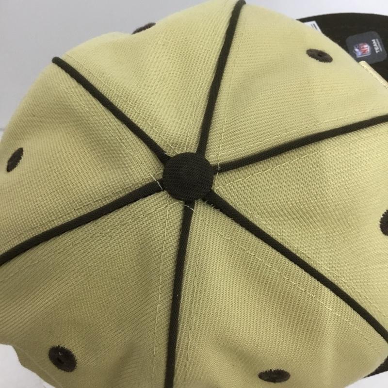 ニューエラ NEW ERA 帽子 キャップ NFL 9FIFTY レイダース ロゴ、文字 ベージュ / ベージュ / X 茶 / ブラウン / メンズ USED 古着 中古 10138484