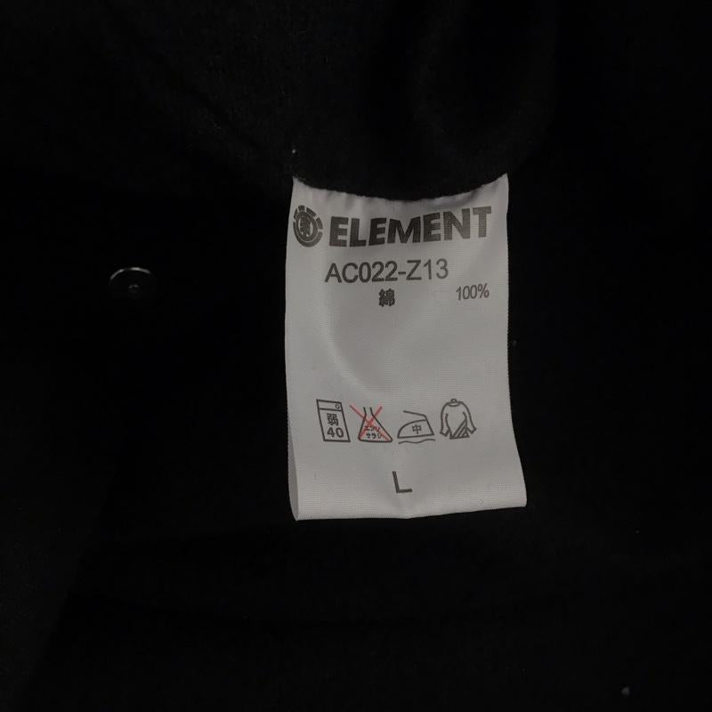 エレメント ELEMENT ジャケット、上着 ジャケット、ブレザー コーデュロイジャケット カジュアルジャケット アウター L 無地 黒 / ブラック / メンズ USED 古着 中古 10140894