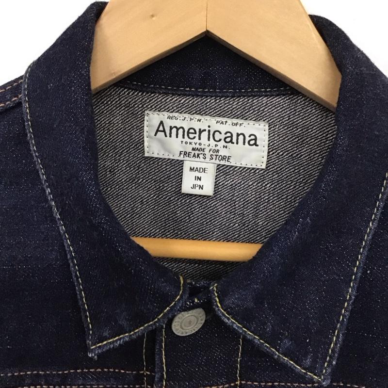 フリークスストア FREAK S STORE ジャケット、上着 ジャケット、ブレザー デニムジャケット Gジャン Americana 無地 インディゴ / インディゴ / レディース USED 古着 中古 10131177