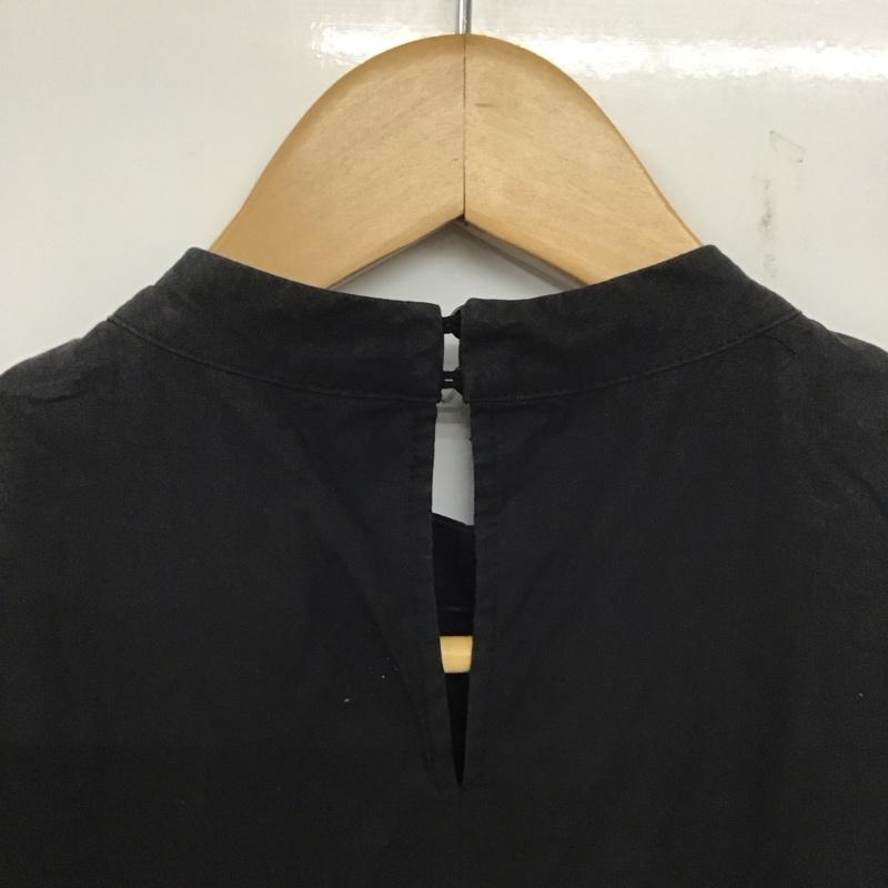 ザラ ZARA ワンピース ロングスカート 4786 321 800 パフスリーブ XS 無地 黒 / ブラック / レディース USED 古着 中古 10138662