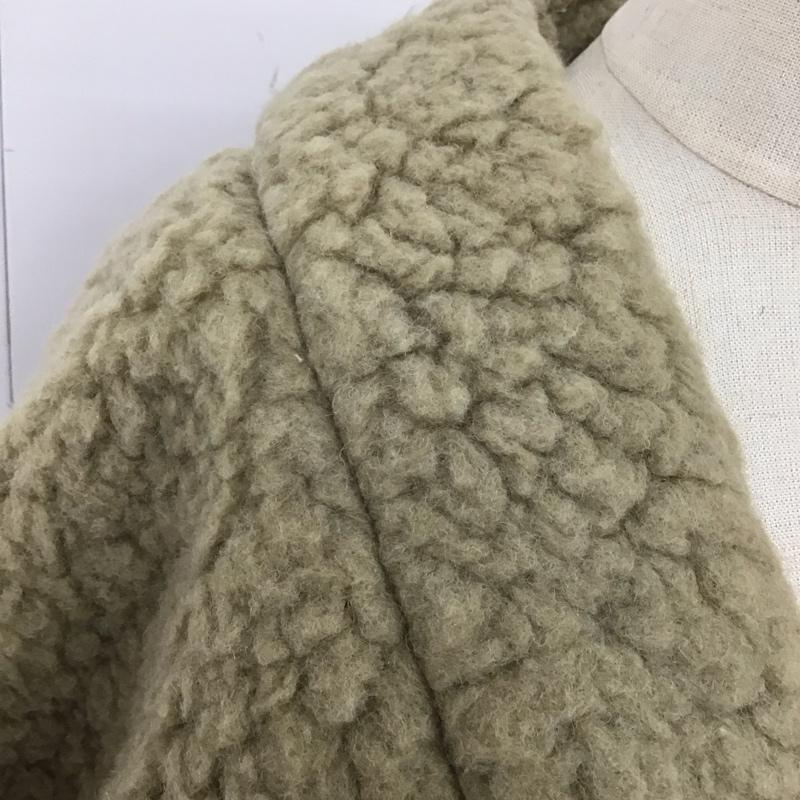 古着 USED コート コート一般 EAZ5022307A0001 ヴィンテージボア ビッグカーディガン SUMI STYLE タグ付き FREE 無地 ベージュ / ベージュ / レディース USED 古着 中古 10121872