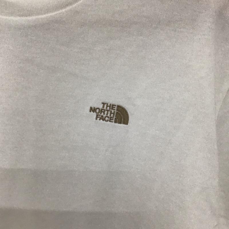 ザノースフェイス THE NORTH FACE Tシャツ 半袖 NTW32444 モンキーマジック Tシャツ S/S TNF Monkey Magic Tee L ロゴ、文字 X プリント 白 / ホワイト / レディース USED 古着 中古 10137017