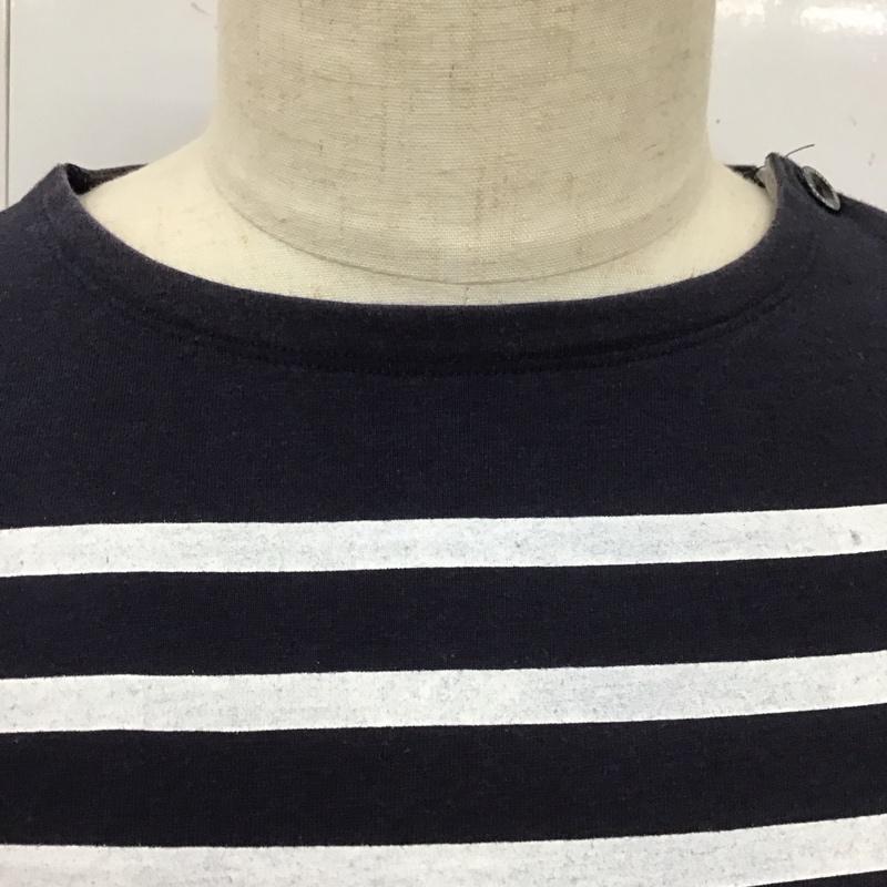 チャオパニック CIAOPANIC Tシャツ 半袖 半袖カットソー プリントTシャツ クルーネックカットソー M ボーダー柄 マルチカラー / マルチカラー / レディース USED 古着 中古 10113145