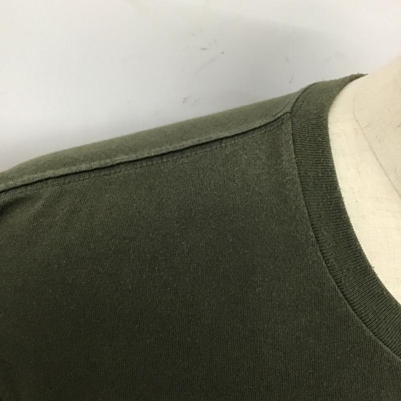 ザノースフェイス THE NORTH FACE Tシャツ 半袖 nt31301z 半袖Tシャツ プリントTシャツ XL ロゴ、文字 カーキ / カーキ / メンズ USED 古着 中古 10124057