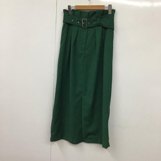 アーバンリサーチ URBAN RESEARCH スカート ロングスカート WH94-25N030 ベルトロングタイトスカート FREE 無地 緑 / グリーン /  レディース USED 古着 中古 10131824