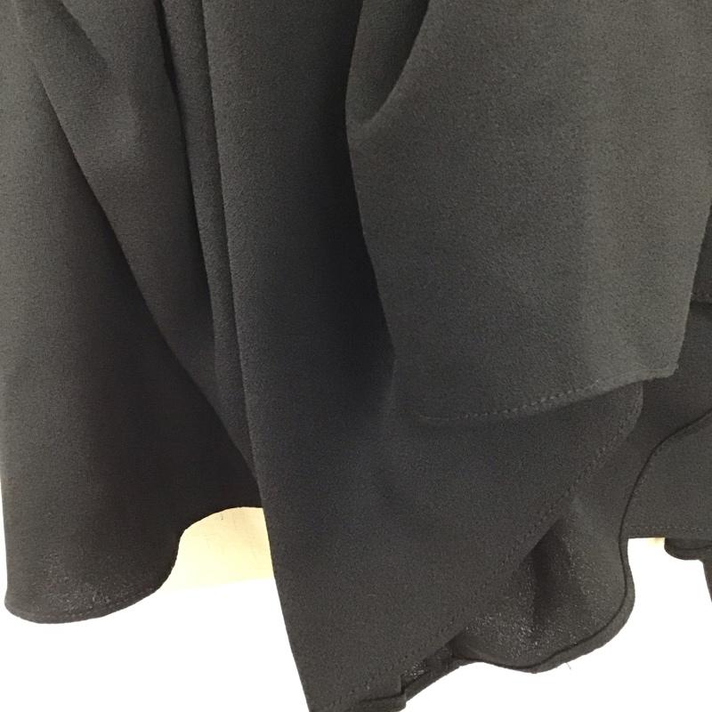 ザラウーマン ZARA WOMAN カットソー 長袖 8171 709 800 フレアスリーブ XS 無地 黒 / ブラック /  レディース USED 古着 中古 10113474