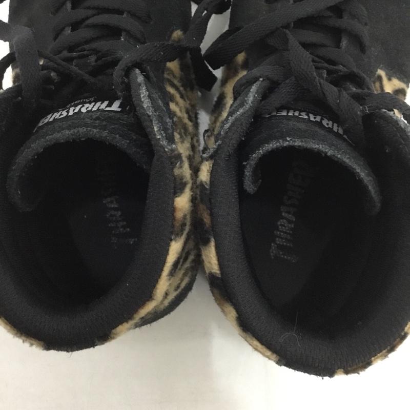 スラッシャー THRASHER スニーカー スニーカー US5 ハイカット US:5 ヒョウ柄・レオパード柄 黒 / ブラック / レディース USED 古着 中古 10138320